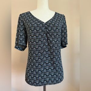 Loft, Blue blouse, size small